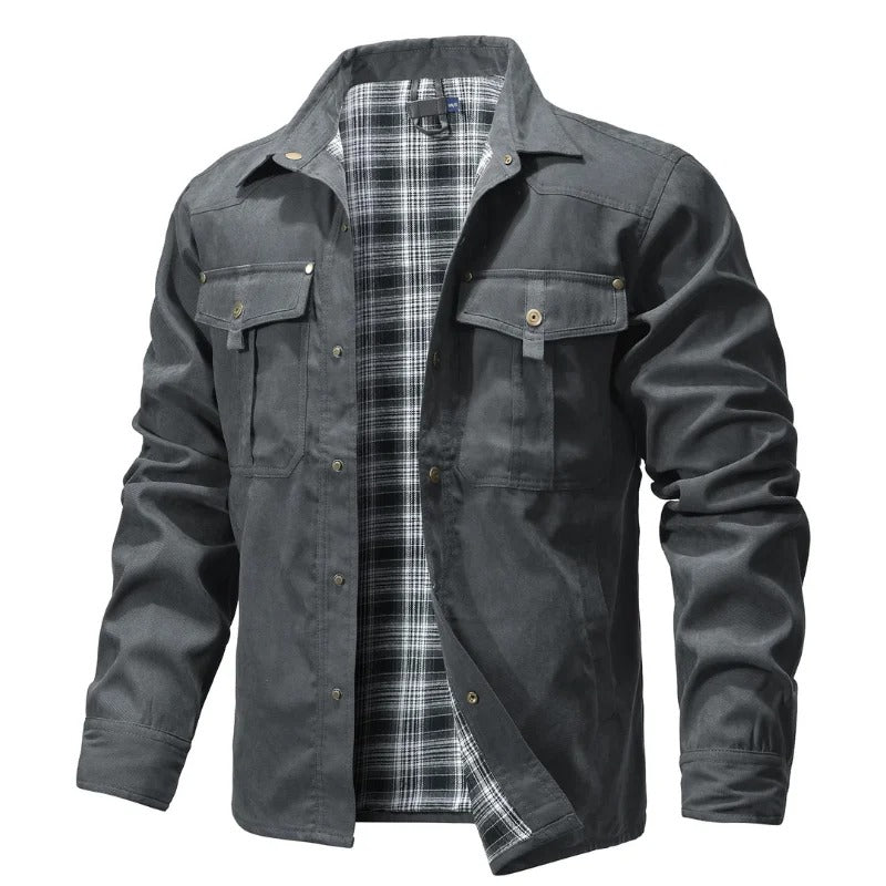 Bram | Robuuste Overshirt Jas
