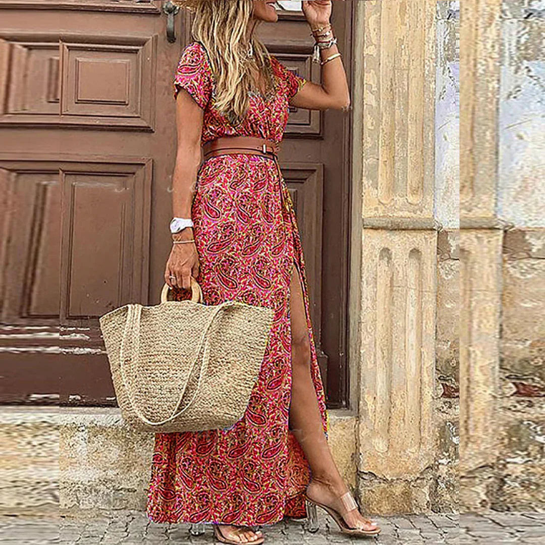 Celeste™ – Luchtige & Stijlvolle Boho-Maxijurk