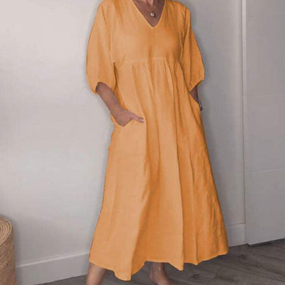 Willia™ – Comfortabele, stijlvolle jurk met V-hals