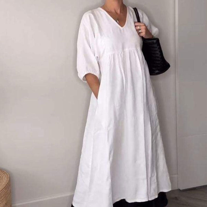 Willia™ – Comfortabele, stijlvolle jurk met V-hals
