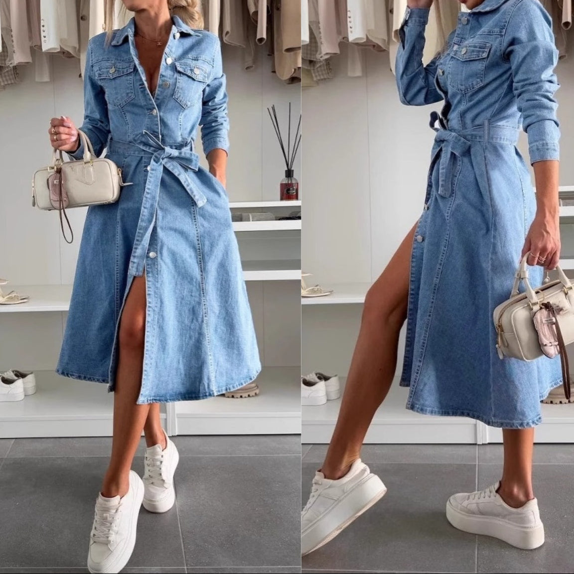 Jely™ – Maxijurk met Lange Mouwen