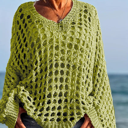 👗 Klassieke effen gehaakte top – tijdloze stijl die overal bij past