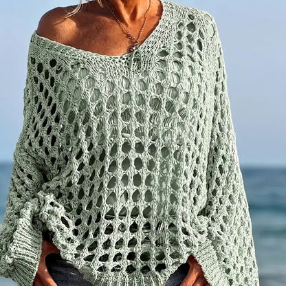 👗 Klassieke effen gehaakte top – tijdloze stijl die overal bij past