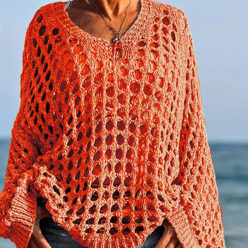 👗 Klassieke effen gehaakte top – tijdloze stijl die overal bij past