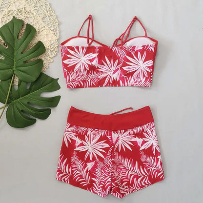🏖️ Tweedelig badpak met print – Nieuw ontwerp 2026 – Rekbare, sneldrogende stof – perfect voor het strand of het zwembad – trendy en comfortabele look ☀️🌊