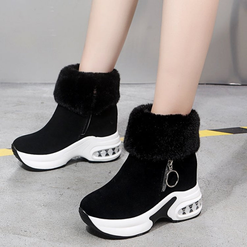 ✨Zachte, warme enkellaarsjes voor dames die je langer laten lijken, een must-have voor de herfst en winter, modieuze, comfortabele en veelzijdige schoenen🥰