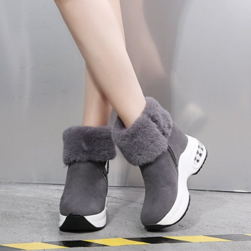 ✨Zachte, warme enkellaarsjes voor dames die je langer laten lijken, een must-have voor de herfst en winter, modieuze, comfortabele en veelzijdige schoenen🥰