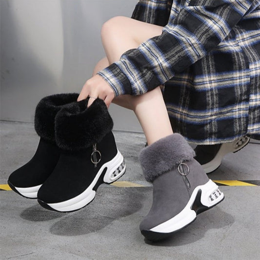 ✨Zachte, warme enkellaarsjes voor dames die je langer laten lijken, een must-have voor de herfst en winter, modieuze, comfortabele en veelzijdige schoenen🥰