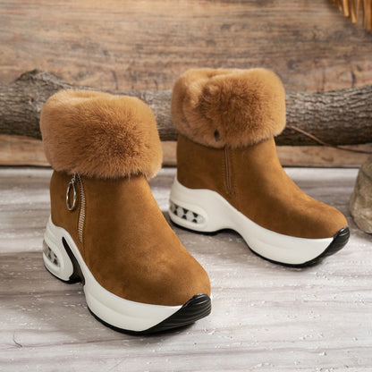 ✨Zachte, warme enkellaarsjes voor dames die je langer laten lijken, een must-have voor de herfst en winter, modieuze, comfortabele en veelzijdige schoenen🥰