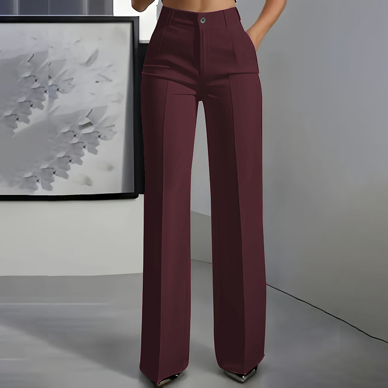 Damespakbroek met hoge taille