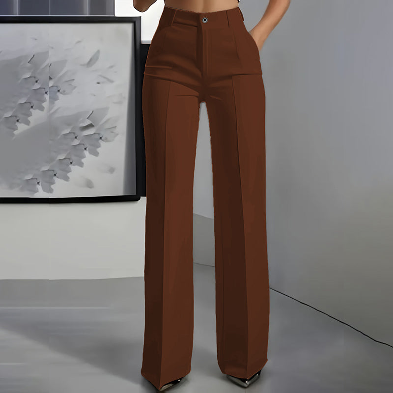 Damespakbroek met hoge taille