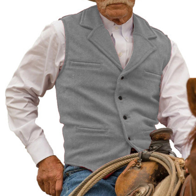 Slim Fit-vest voor heren, casual zakelijk