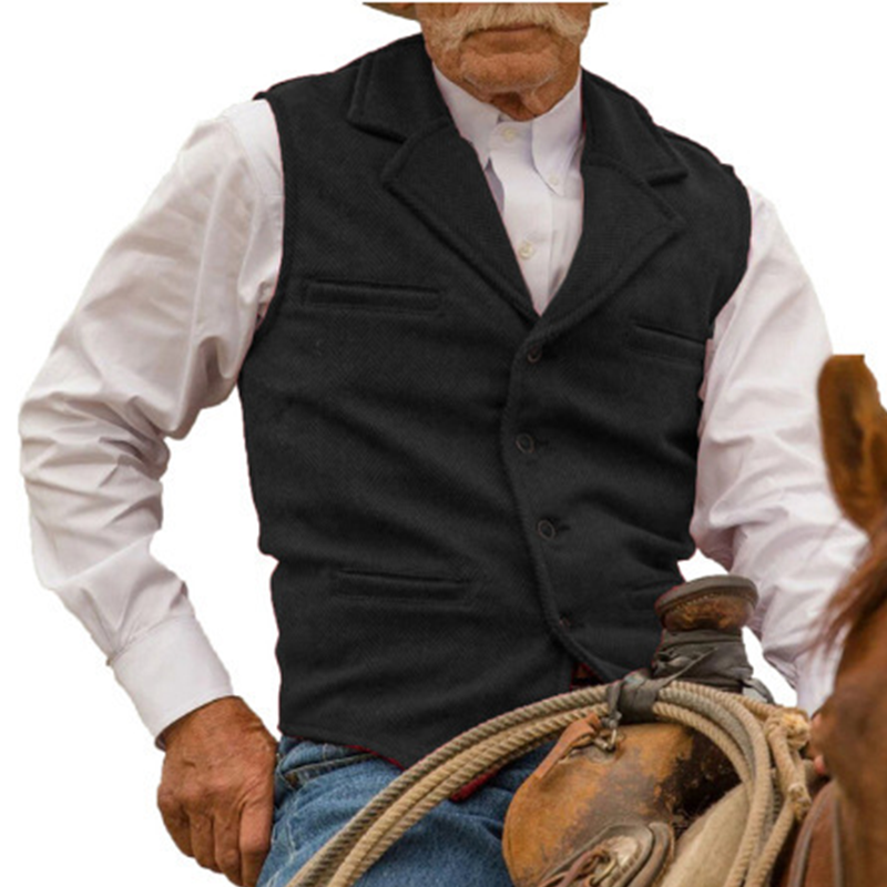Slim Fit-vest voor heren, casual zakelijk