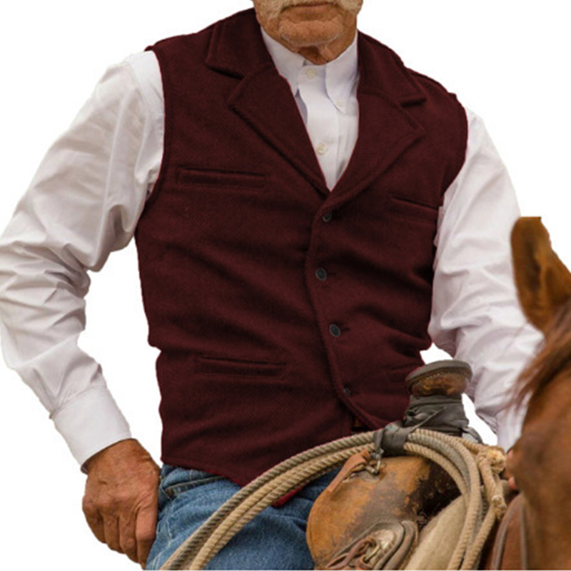 Slim Fit-vest voor heren, casual zakelijk