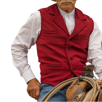 Slim Fit-vest voor heren, casual zakelijk