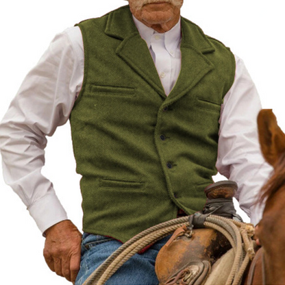 Slim Fit-vest voor heren, casual zakelijk