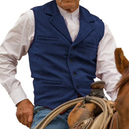 Slim Fit-vest voor heren, casual zakelijk