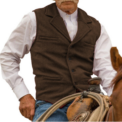 Slim Fit-vest voor heren, casual zakelijk