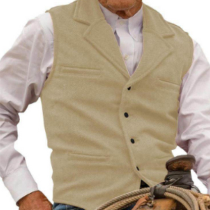 Slim Fit-vest voor heren, casual zakelijk