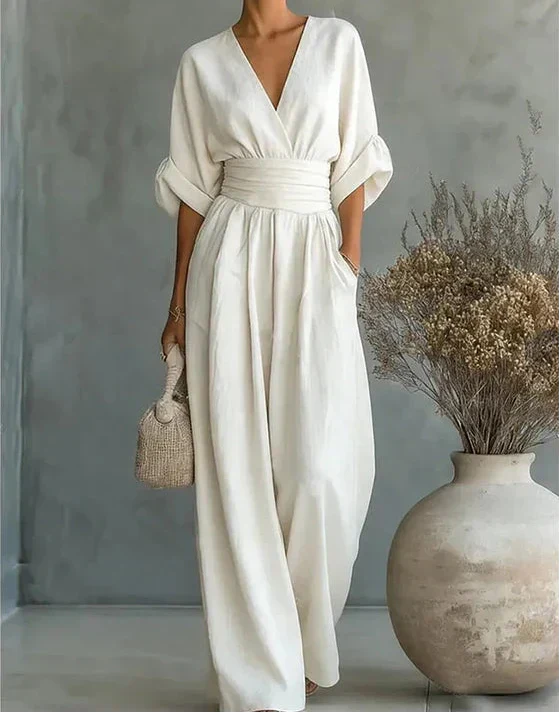 Daniela™ | Elegante jumpsuit met wijde pijpen