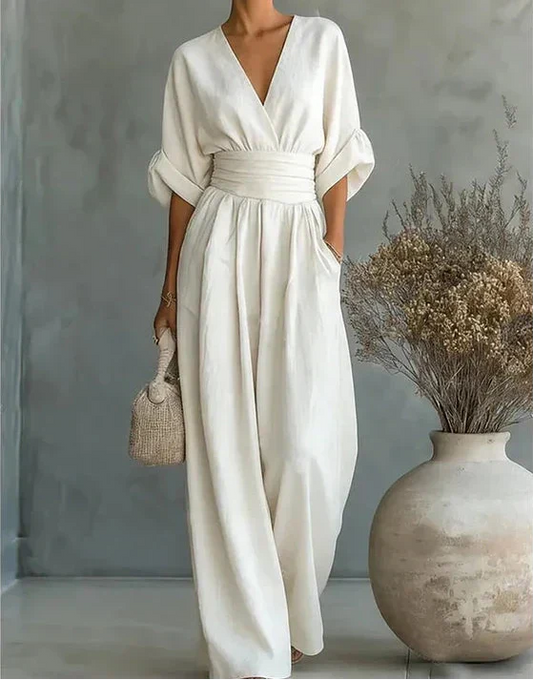 Daniela™ | Elegante jumpsuit met wijde pijpen