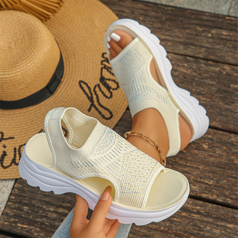 🔥🔥 Ademende plateau-sandalen van mesh voor dames
