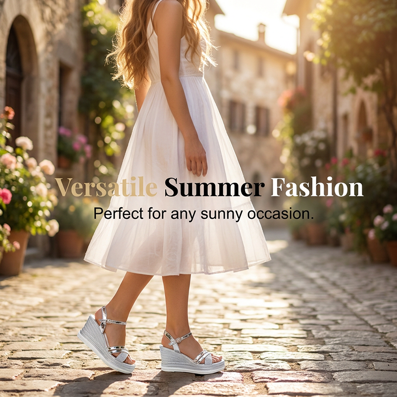 👡🌬️ Sandalen met sleehak, enkelbandje en open teen voor dames – Laten je benen langer lijken en zitten comfortabel – Betaling bij levering ✨✅