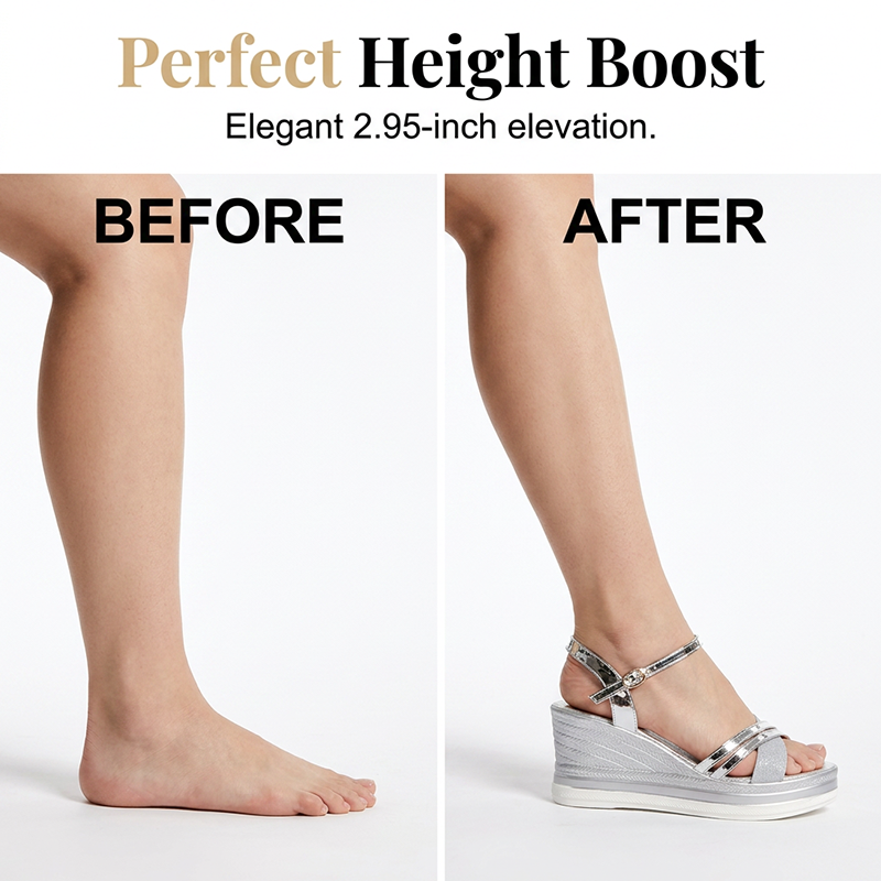 👡🌬️ Sandalen met sleehak, enkelbandje en open teen voor dames – Laten je benen langer lijken en zitten comfortabel – Betaling bij levering ✨✅
