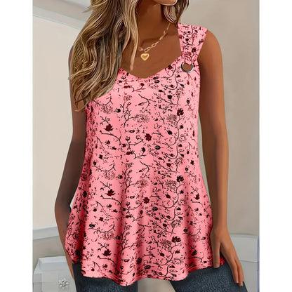 💞 Meer dan 100.000 verkocht – de populairste hit – nu voor de helft van de prijs！Zomerse tanktop voor dames met bloemenpatroon