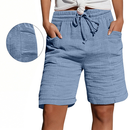 ✨ Damesshort met elastische tailleband, ademend en gemakkelijk te combineren