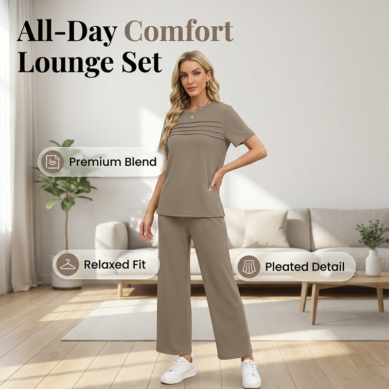 2-delige, relaxte loungeset voor dames