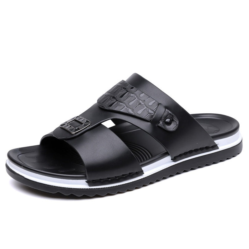 💨 Ademende slip-on sandalen voor heren – van zacht kunstleer, gemakkelijk te combineren voor warme dagen☀️