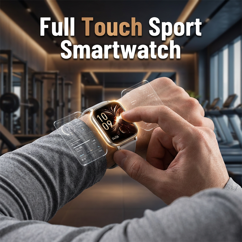⌚Full Touch-sportsmartwatch