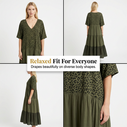 🌸 Elegante, lange bohemienjurk voor dames