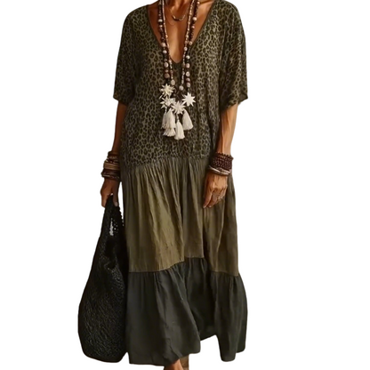 🌸 Elegante, lange bohemienjurk voor dames