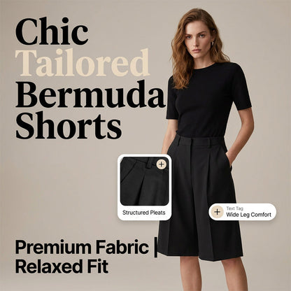 🌸 Loszittende bermuda voor dames – Elastische taille, handige zakken en een relaxte pasvorm – Perfect voor de zomer, vrije tijd of warme dagen – comfort en bewegingsvrijheid ☀️