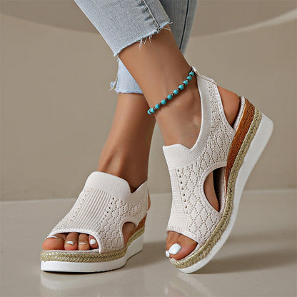 Luchtige en casual plateausandalen voor dames