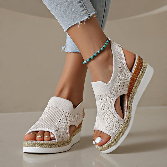 Luchtige en casual plateausandalen voor dames