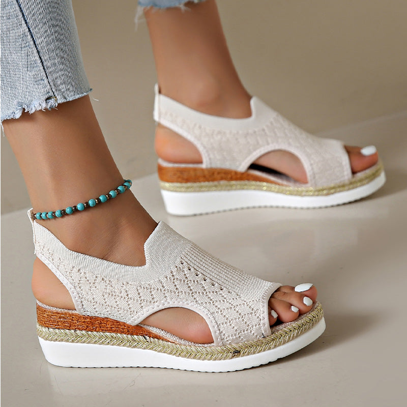 Luchtige en casual plateausandalen voor dames
