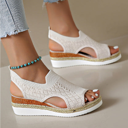 Luchtige en casual plateausandalen voor dames