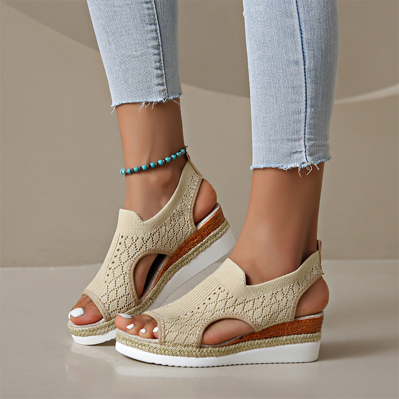 Luchtige en casual plateausandalen voor dames