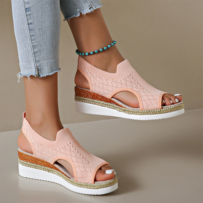 Luchtige en casual plateausandalen voor dames