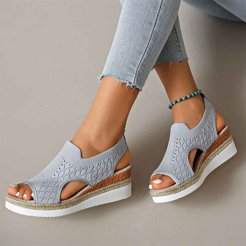 Luchtige en casual plateausandalen voor dames