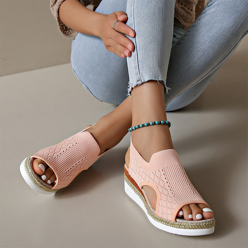 Luchtige en casual plateausandalen voor dames