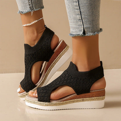 Luchtige en casual plateausandalen voor dames