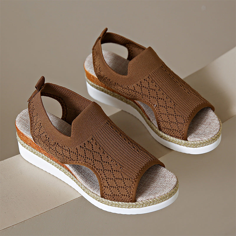Luchtige en casual plateausandalen voor dames
