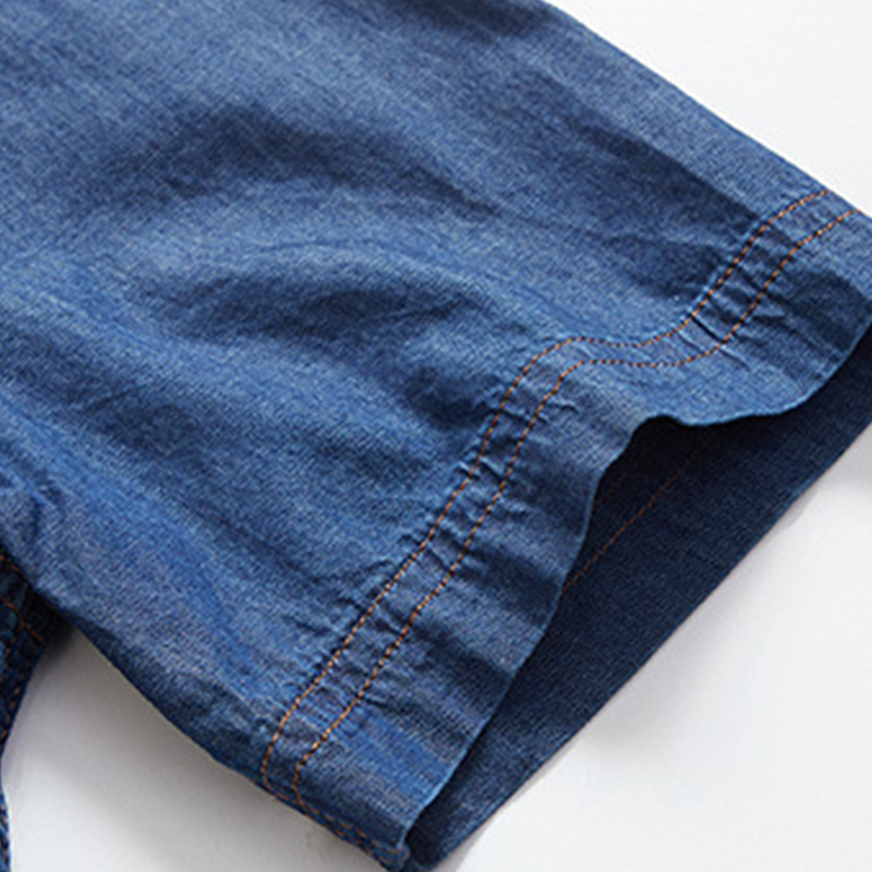 💙 Gewassen spijkerhemd voor heren – ruige charme, zachte stof en veelzijdige stijl – perfect voor casual uitjes en laagjeslooks in het weekend 🌿