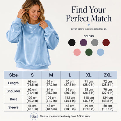 👚 Shirt met lange mouwen en ronde hals – zacht en veelzijdig voor comfort in het dagelijks leven
