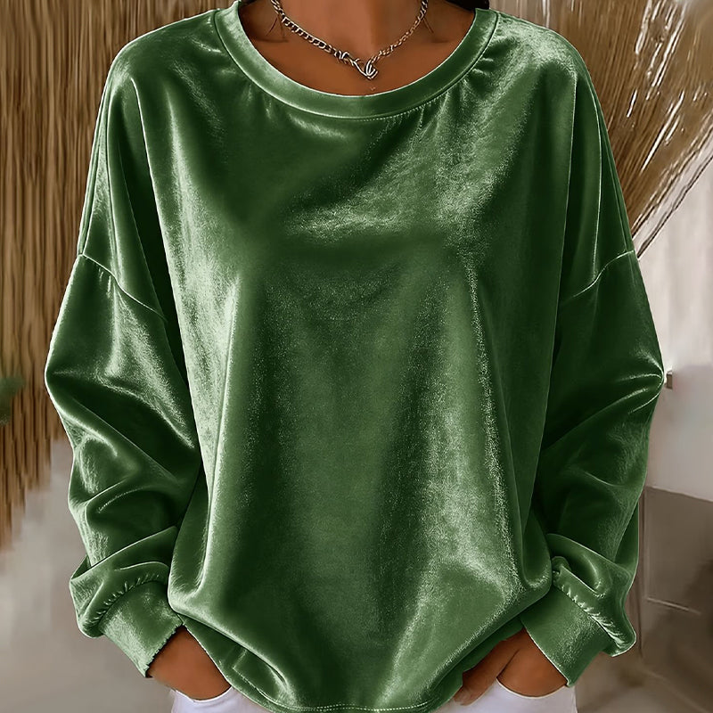 👚 Shirt met lange mouwen en ronde hals – zacht en veelzijdig voor comfort in het dagelijks leven
