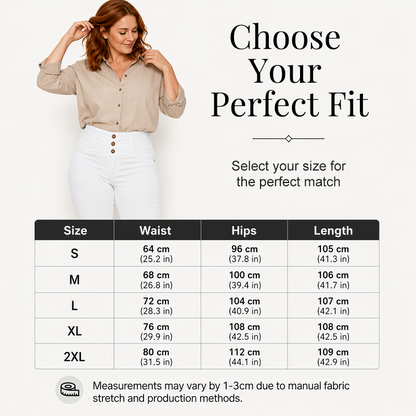 👖 Skinny jeans met hoge taille en stretch – flatteert je figuur en zit de hele dag comfortabel